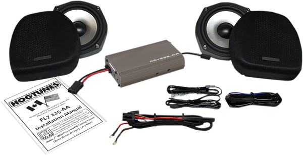 7.0” Fairing Lower Woofer Kit With 225w Amplifier Black, 1, nordicamoto.ro