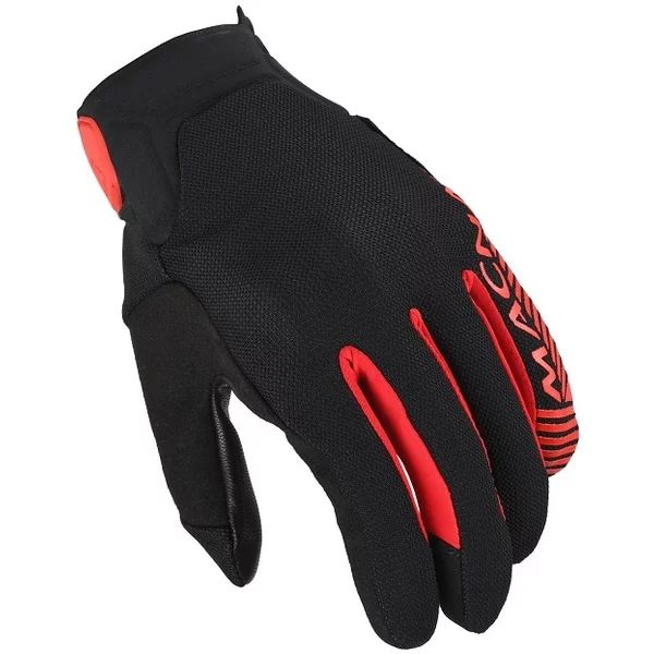 Manusi de piele MACNA OBTAIN LEATHER 3XL Negru/Rosu, 14, nordicamoto.ro