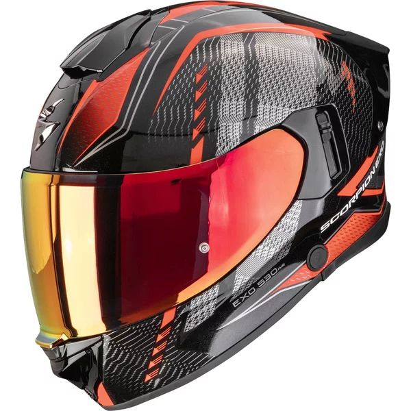 SCORPION EXO-530 AIR THERAS S teljes arcú sisak – Fekete/Kaméleon/Fehér, 8, nordicamoto.ro