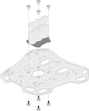 Kit adaptor SW-Motech pentru Adventure Racks Negru GPT0015235900B, 2, nordicamoto.ro