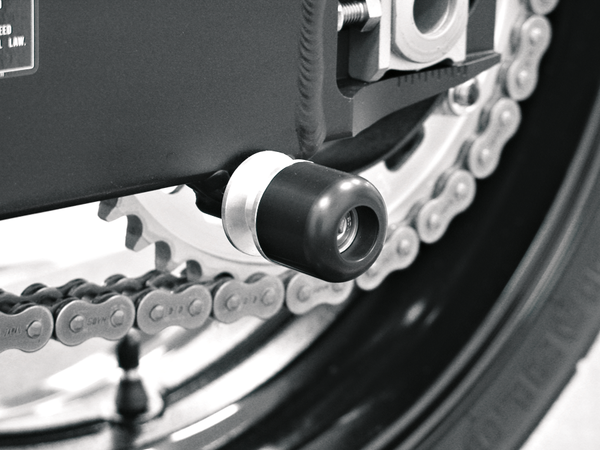 Swingarm Spool Sliders Black, 2, nordicamoto.ro