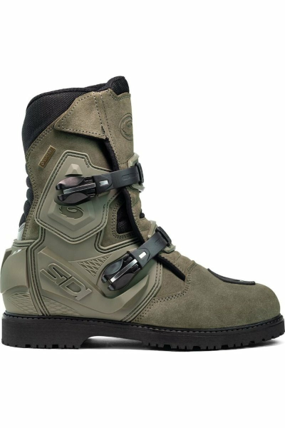 Sidi Touring Mid Adventure 2 Gore-Tex csizma, katonai zöld színben, 43-as méret, 3, nordicamoto.ro