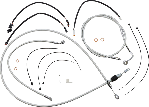 Sterling Chromite Ii® Designer Handlebar Installation Kit Silver, 2, nordicamoto.ro
