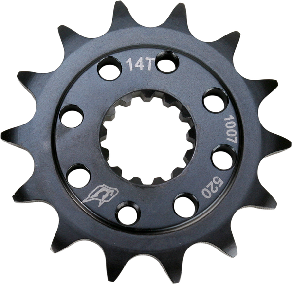 Lightweight Steel Sprocket Black, Zinc, 1, nordicamoto.ro