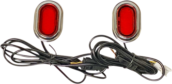 Plug & Play Plugz Antenna Grommet Lights Red, 1, nordicamoto.ro