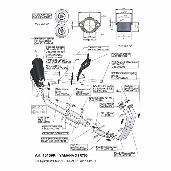 Gp Duals Full-system Exhaust Sandblast, 1, nordicamoto.ro