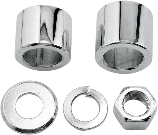Axle Spacer/nut Kit Silver, 1, nordicamoto.ro