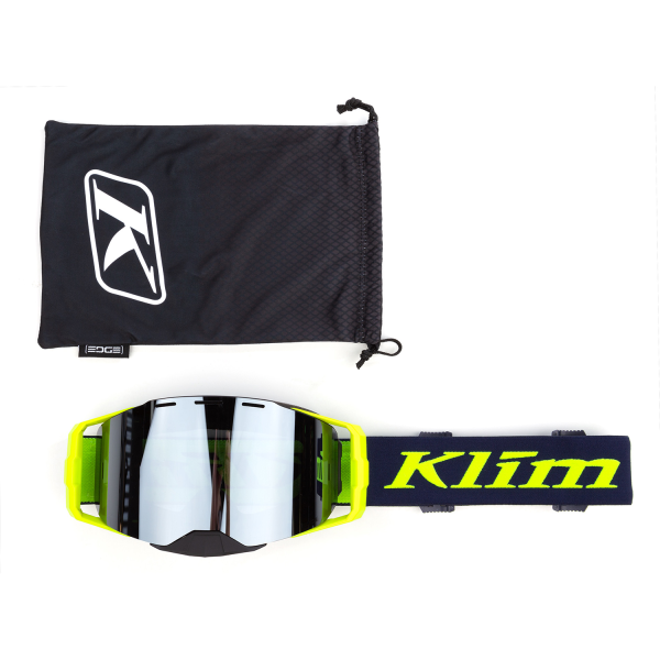 Ochelari Klim Edge Off-Road FOCUS METALLIC SILVER CLEAR LENS, 7, nordicamoto.ro