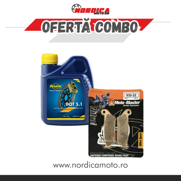 Putoline DOT 5.1 fékfolyadék 500 ml + KTM Moto-Master Nitro első fékbetétek csomag, 1, nordicamoto.ro