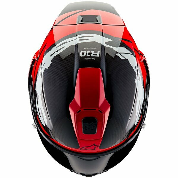 Alpinestars Supertech R10 Carbon teljes arcú sport sisak, fekete/piros/fehér, S-es méret, 5, nordicamoto.ro