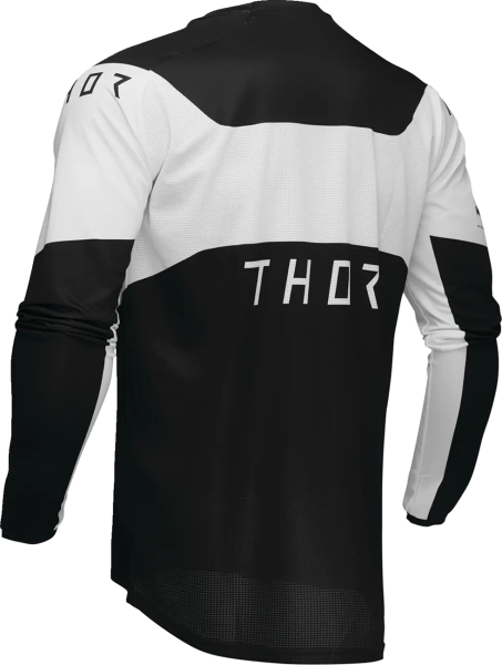Enduro Thor Launchmode Storm fekete/fehér póló, L-es méret, 4, nordicamoto.ro