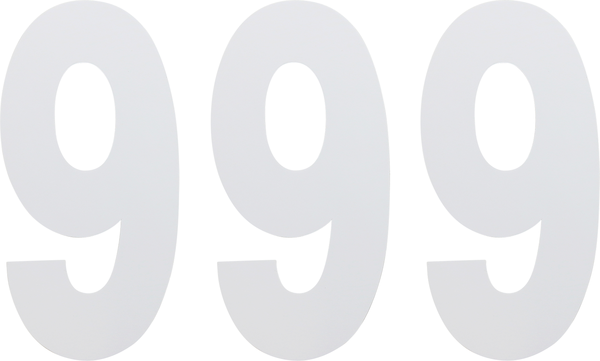 Standard Numbers White, 2, nordicamoto.ro