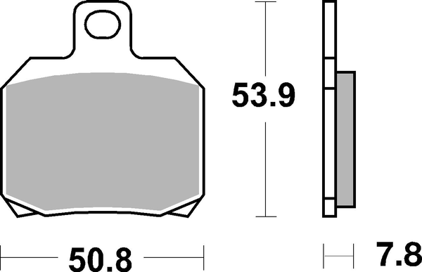 Ct Scooter Carbon Tech Organic Brake Pads, 2, nordicamoto.ro