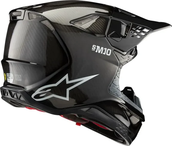 Alpinestars Supertech M10 Solid MX fekete sisak, 2XL-es méret, 7, nordicamoto.ro