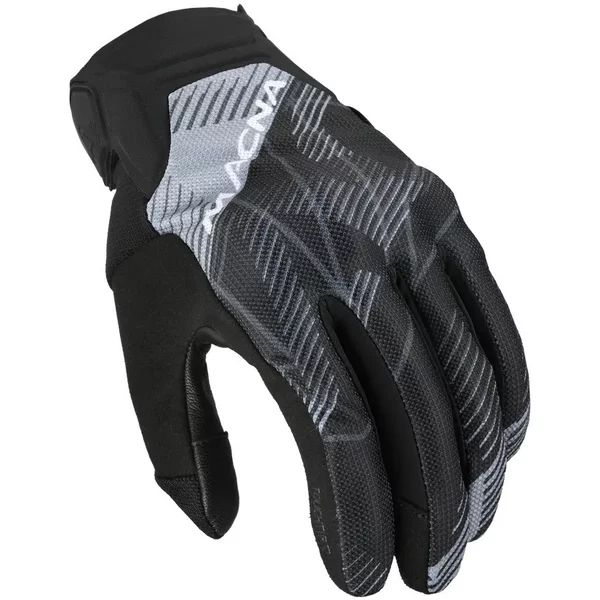 Manusi de piele MACNA OBTAIN LEATHER 3XL Negru/Rosu, 18, nordicamoto.ro