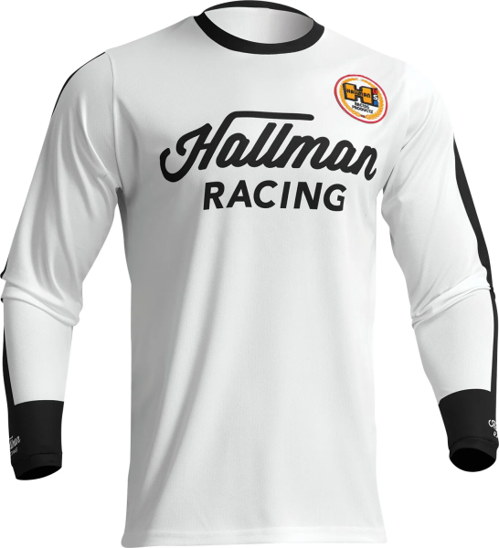 Tricou Thor Hallman Differ Roosted Black/White 2XL, 1, nordicamoto.ro