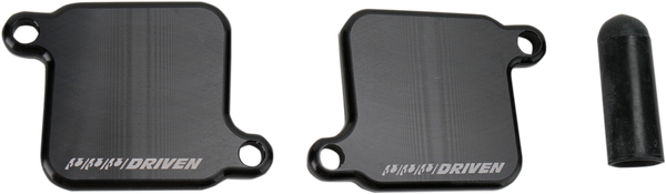Engine Block Off Plates Black, 2, nordicamoto.ro