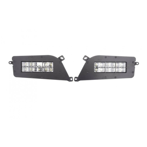 SHARK LED-es sávfények POLARIS ATV-khez és UTV-khez háttérvilágítással, 2 darabos csomag, 6, nordicamoto.ro