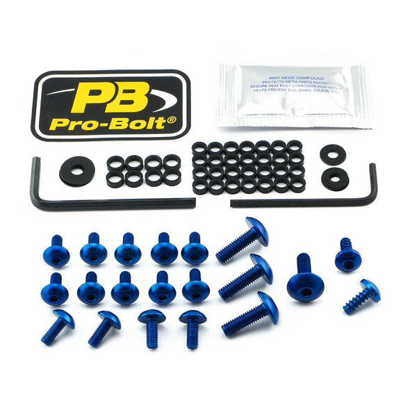 Fairing Bolt Kit For Yamaha Blue, 1, nordicamoto.ro