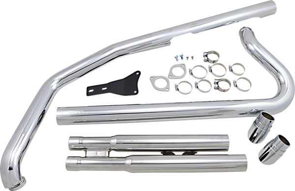 Speedster Slashdown Exhaust System Chrome, 1, nordicamoto.ro
