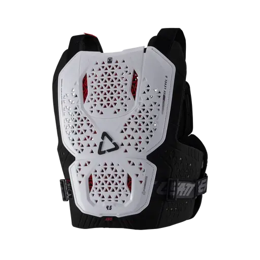 Leatt 4.5 EVO mellkasvédő, fehér, S–M, 3, nordicamoto.ro