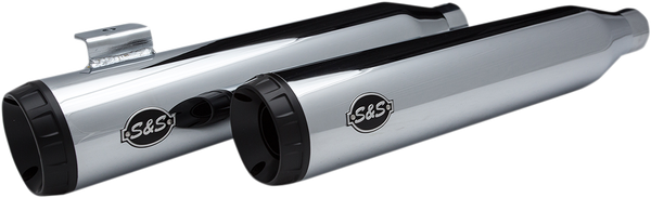 Grand National Slip-on Mufflers Black, 1, nordicamoto.ro