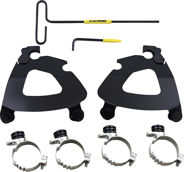 Gauntlet Fairing Trigger-lock Hardware Kit Black, 1, nordicamoto.ro