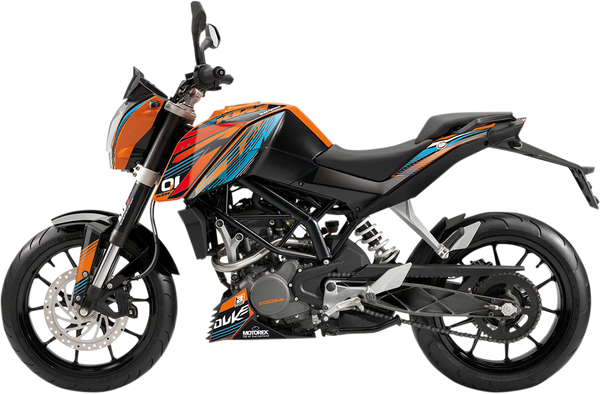 One Race Graphics Kit Orange, 2, nordicamoto.ro
