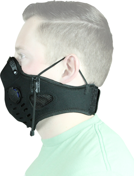 Neoprene Dust Mask Black, 1, nordicamoto.ro
