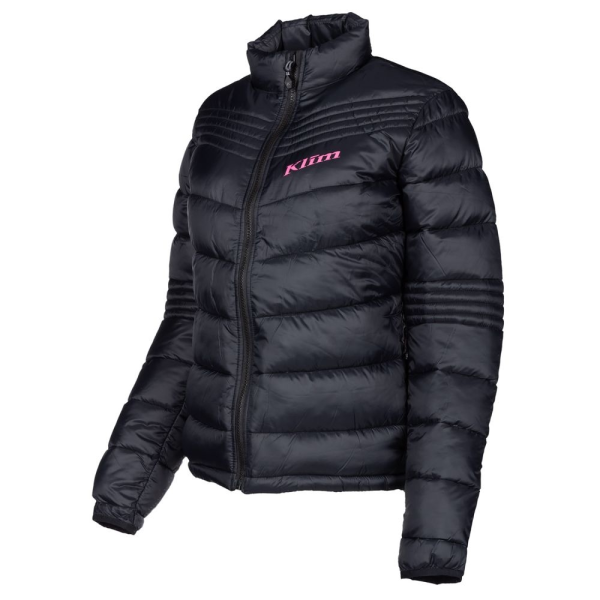 Geaca Snowmobil Dama Klim Flux Black/Knockout Pink, 16, nordicamoto.ro