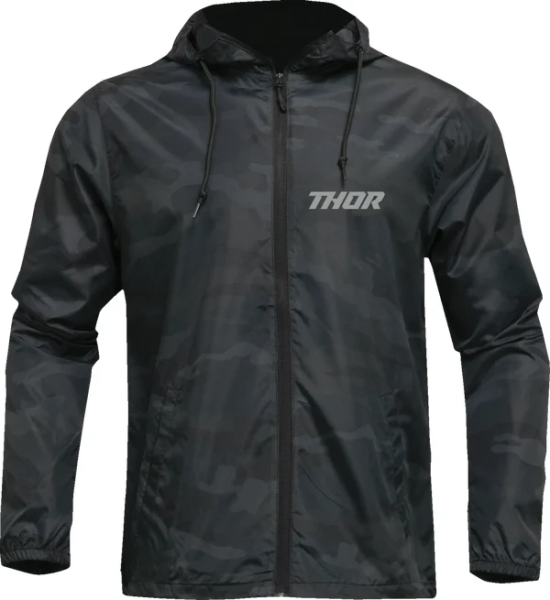 Geaca Thor Caliber Windbreaker Black M, 1, nordicamoto.ro