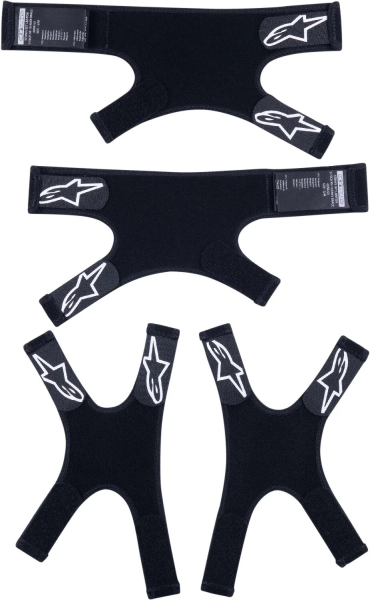 Alpinestars RK-10 Plasma X-Strap pótpánt-készlet, fekete, S/M, 1, nordicamoto.ro