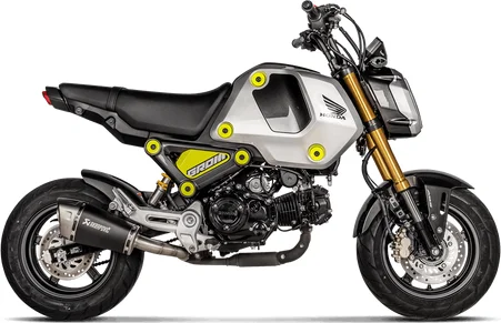 Akrapovic TI MSX / GROM S-H125SO4-ASZTBL Slip-On végcső, 3, nordicamoto.ro