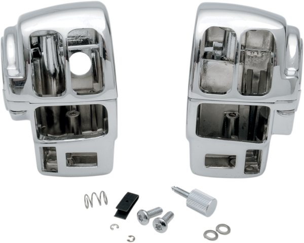 Handlebar Switch Housing Kit Silver, 1, nordicamoto.ro