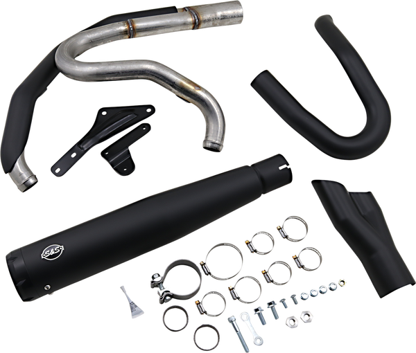 Superstreet 2:1 Exhaust System Ceramic Black, 1, nordicamoto.ro