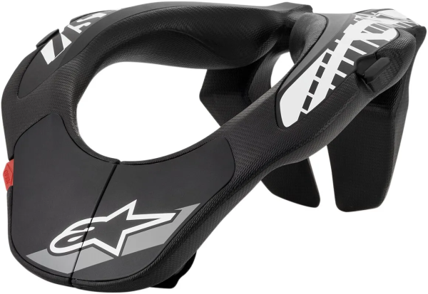 Alpinestars gyermek nyakvédő, fekete/fehér, egy méret, 3, nordicamoto.ro