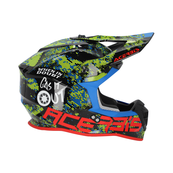 Casca Acerbis Linear 22-06 Alb/Negru S, 5, nordicamoto.ro