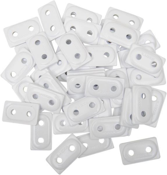 Double Digger® Aluminum Support Plates White, 2, nordicamoto.ro