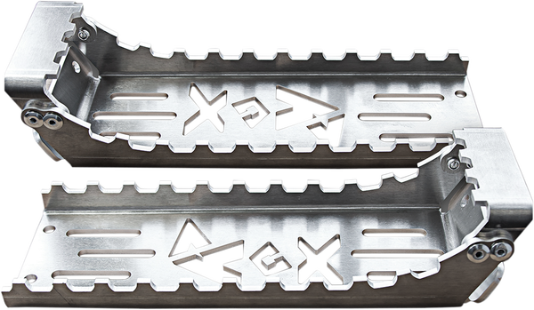 Utility Atv Footpegs Silver, 2, nordicamoto.ro