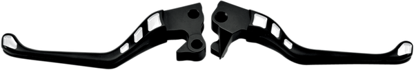 Lever Set Avenger Non-adjustable Racing Style Black, 3, nordicamoto.ro