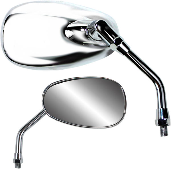 Classic American-style Mirror Silver, 1, nordicamoto.ro