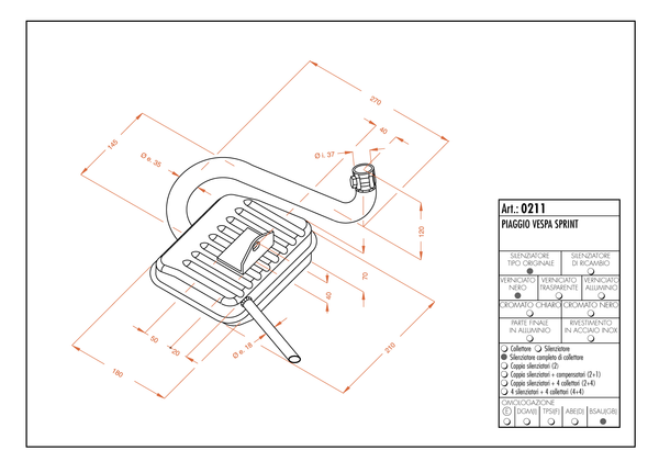Sito Full-system Exhaust Black, 1, nordicamoto.ro