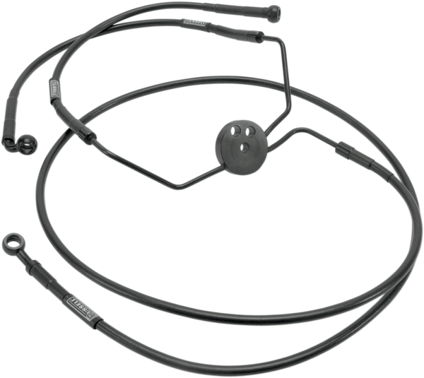 Stock-length Front Brake Lines With Abs Braided, Silver Stock, 2, nordicamoto.ro
