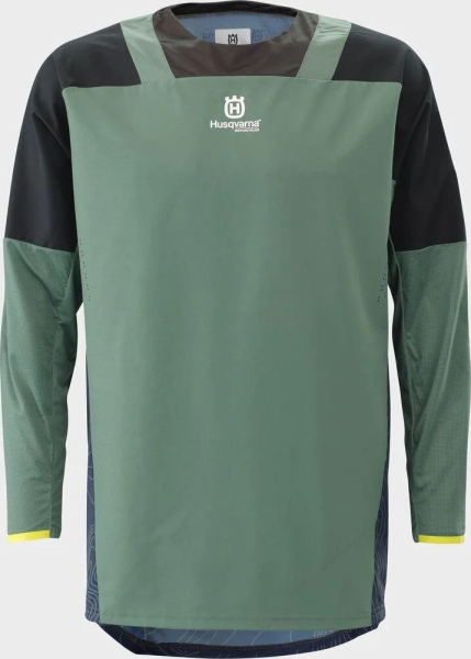 Husqvarna póló, Gotland kék/fekete/olívazöld, XL, 1, nordicamoto.ro