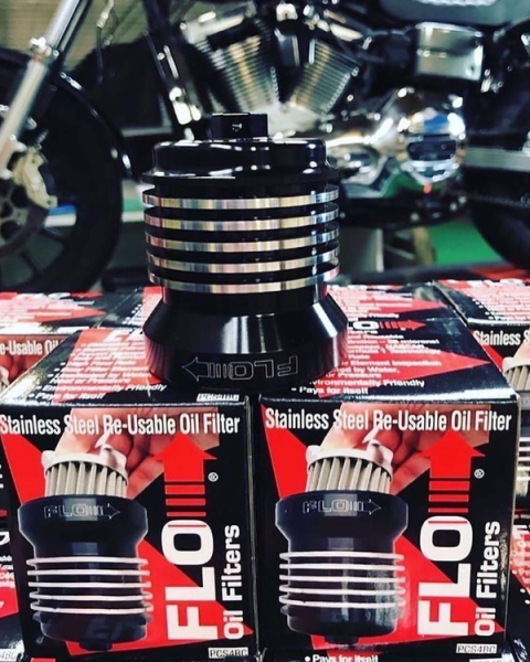 Flo® Oil Filter Black, 2, nordicamoto.ro