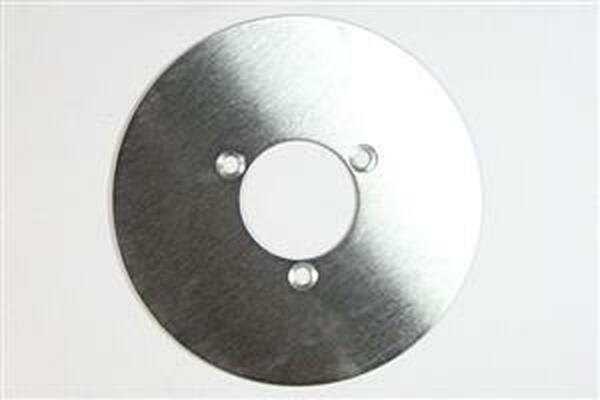 D-series Round Brake Rotor Polished Steel, Silver, Stainless Steel, 1, nordicamoto.ro