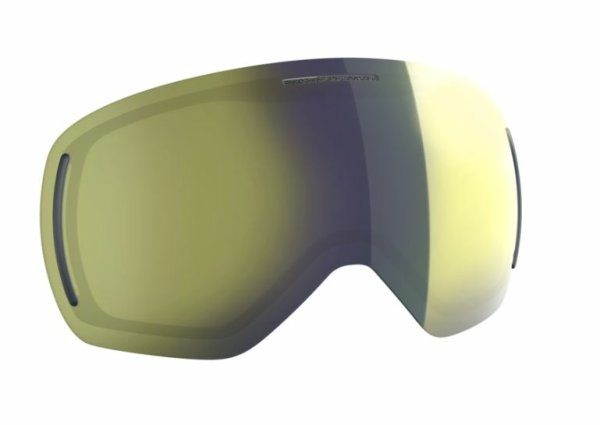 Scott Repl Lens LCG Evo w/ Case enhancer yellow chrome, 1, nordicamoto.ro