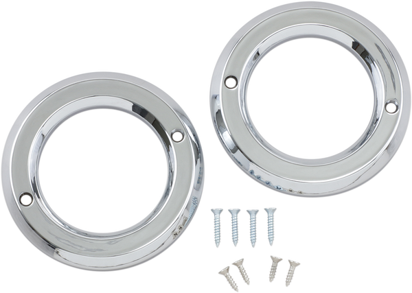 Chrome Accent Rings For Trax Fog Lights Chrome, 1, nordicamoto.ro