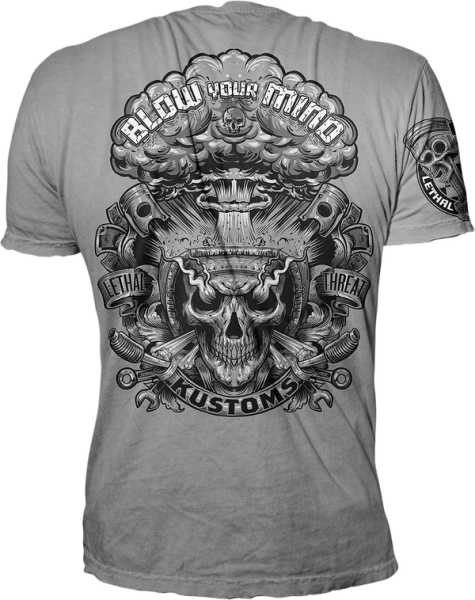 Blow Your Mind T-shirt Gray 2XL, 1, nordicamoto.ro