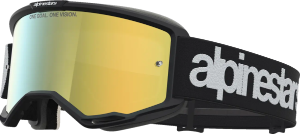 Alpinestars Vision 5 Hone napszemüveg – Fekete/Fehér/Színezett lencse, 1, nordicamoto.ro
